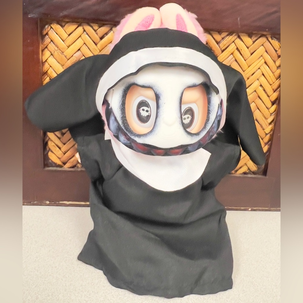 The Nun Halloween hand painted mask
